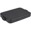Caserola pentru pranz, Mepal, 2610E17356, 800 ml, 25.5x3.3x17 cm, ABS, Negru