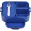 Caserola pentru pranz, Mepal, 2610E17366, 900 ml, 18.5x6.5x12 cm, Polipropilena, Albastru Vivid
