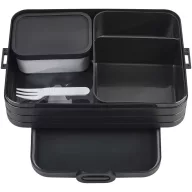   Caserola pentru pranz, Mepal, 2610E17360, 1500 ml, 25.5x6.5x17 cm, Polipropilena, Negru