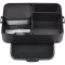 Caserola pentru pranz, Mepal, 2610E17360, 1500 ml, 25.5x6.5x17 cm, Polipropilena, Negru