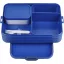 Caserola pentru pranz, Mepal, 2610E17361, 1500 ml, 25.5x6.5x17 cm, Polipropilena, Albastru Vivid