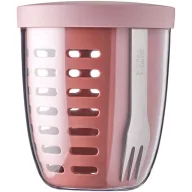   Caserola pentru pranz, Mepal, 2610E17351, 600 ml, 12xØ10.5 cm, Polipropilena, Plastic, Roz