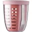 Caserola pentru pranz, Mepal, 2610E17351, 600 ml, 12xØ10.5 cm, Polipropilena, Plastic, Roz
