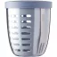 Caserola pentru pranz, Mepal, 2610E17352, 600 ml, 12xØ10.5 cm, Polipropilena, Plastic, Albastru
