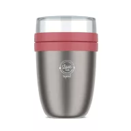   Caserola pentru pranz, Mepal, 2610E17344, 500 ml, 10.7x15.1x10.7 cm, Otel inoxidabil, Roz