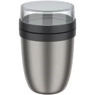   Recipient pranz termoizolant, 500 ml, 2509E14807, Mepal, 10.7x15.1x10.7 cm, Otel, Negru