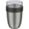 Recipient pranz termoizolant, 500 ml, 2509E14807, Mepal, 10.7x15.1x10.7 cm, Otel, Negru