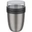 Recipient pranz termoizolant, 500 ml, 2509E14807, Mepal, 10.7x15.1x10.7 cm, Otel, Negru