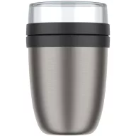   Recipient pranz termoizolant, 500 ml, 2509E14807, Mepal, 10.7x15.1x10.7 cm, Otel, Negru