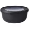 Caserola pentru pranz, Mepal, 2610E17319, 350 ml, 13.5x5.8x12.5xØ12.5 cm, Polipropilena, Negru