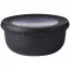 Caserola pentru pranz, Mepal, 2610E17319, 350 ml, 13.5x5.8x12.5xØ12.5 cm, Polipropilena, Negru