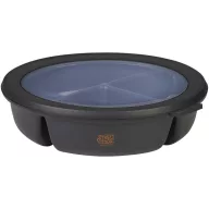   Caserola pentru pranz, Mepal, 2610E17325, 500 ml, 23.5x6x22.5xØ23 cm, Polipropilena, Negru