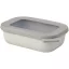 Caserola pentru pranz, Mepal, 2610E17320, 500 ml, 17.6x5.1x12.6 cm, Polipropilena, Polietilena, Alb