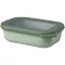 Caserola pentru pranz, Mepal, 2610E17321, 500 ml, 17.6x5.1x12.6 cm, Polipropilena, Polietilena, Verde Sage