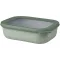 Caserola pentru pranz, Mepal, 2610E17310, 1000 ml, 21.2x6.1x16.2 cm, Polipropilena, Polietilena, Verde Sage