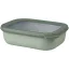 Caserola pentru pranz, Mepal, 2610E17310, 1000 ml, 21.2x6.1x16.2 cm, Polipropilena, Polietilena, Verde Sage