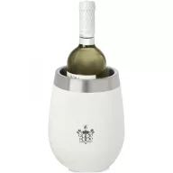   Manson racitor pentru sticla de vin, Seasons, 21OCT1322, 19 x Ø 11.9 cm, Otel, Alb