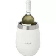   Manson racitor pentru sticla de vin, Seasons, 21OCT1322, 19 x Ø 11.9 cm, Otel, Alb