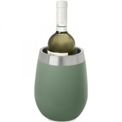   Manson racitor pentru sticla de vin, Seasons, 21OCT1325, 19 x Ø 11.9 cm, Otel, Verde