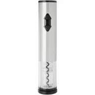   Tirbuson electric cu accesorii vin, Seasons, 21OCT0975, 22.5 x Ø 4.6 cm, ABS, Plastic, Argintiu