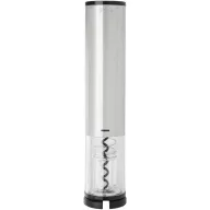   Tirbuson electric cu accesorii vin, Seasons, 21OCT0975, 22.5 x Ø 4.6 cm, ABS, Plastic, Argintiu