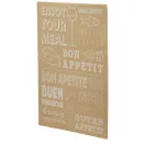 Tocator alimente, Seasons, 21OCT1328, 41 x 1.5 x 21.5 cm, Bambus, Natur