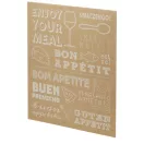 Tocator alimente, Seasons, 21OCT1329, 30 x 1 x 23 cm, Bambus, Natur