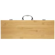   Set 5 ustensile gratar, Seasons, 22FEB1476, 46x7.4x16.2 cm, Otel, Bambus, Natur