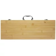   Set 3 ustensile gratar, Seasons, 22FEB1473, 51.5x7.2x18.2 cm, Otel, Bambus, Natur