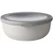 Caserola pentru pranz, Mepal, 2610E17313, 1250 ml, 7.5xØ20 cm, Polipropilena, Polietilena, Alb