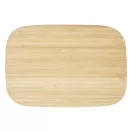 Caserola pentru pranz, Seasons, 22FEB0062, 700 ml, 18x6x12 cm, Bambus, Otel, Natur