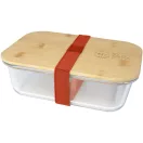 Caserola pranz, 1000 ml, 2509E14921, Seasons, 20x6.5x15xØ 796 cm, Bambus,  Sticla, Portocaliu
