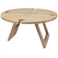   Masa pliabila de camping, Seasons, 22FEB1399, 20xØ 40 cm, Lemn, Natur
