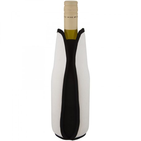 Husa pentru vin, Everestus, 22FEB0025, 26xØ 7.5 cm, Neopren, Alb
