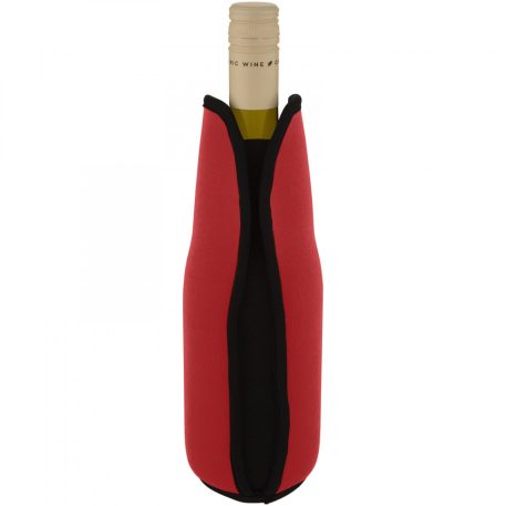 Husa pentru vin, Everestus, 22FEB0026, 26xØ 7.5 cm, Neopren, Rosu