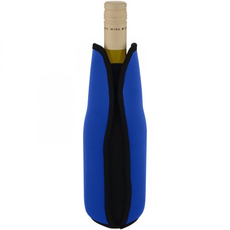 Husa pentru vin, Everestus, 22FEB0027, 26xØ 7.5 cm, Neopren, Albastru