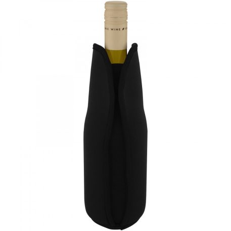 Husa pentru vin, Everestus, 22FEB0028, 26xØ 7.5 cm, Neopren, Negru