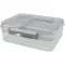 Caserola pentru pranz, Everestus, 2610E17300, 900 ml, 21.9x7.6x18.6 cm, Polipropilena, Gri Light