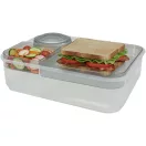Caserola pentru pranz, Everestus, 2610E17300, 900 ml, 21.9x7.6x18.6 cm, Polipropilena, Gri Light