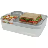   Caserola pentru pranz, Everestus, 2610E17300, 900 ml, 21.9x7.6x18.6 cm, Polipropilena, Gri Light