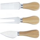 Platou de bucatarie cu 3 ustensile, Seasons, 22FEB0070, 30x7.6x34.2 cm, Bambus, Otel, Natur