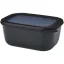 Caserola pentru pranz, Mepal, 2610E17315, 1500 ml, 21.2x9x16.2 cm, Polipropilena, Polietilena, Negru