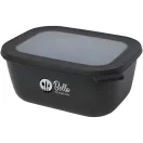 Caserola pentru pranz, Mepal, 2610E17315, 1500 ml, 21.2x9x16.2 cm, Polipropilena, Polietilena, Negru