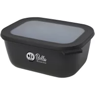   Caserola pentru pranz, Mepal, 2610E17315, 1500 ml, 21.2x9x16.2 cm, Polipropilena, Polietilena, Negru