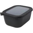 Caserola pentru pranz, Mepal, 2610E17315, 1500 ml, 21.2x9x16.2 cm, Polipropilena, Polietilena, Negru
