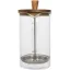 Cafetiera cu presa, Seasons, 42FEB232165, 600 ml, 13x18x9 cm, Lemn, Sticla, Otel, Transparent
