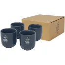 Set 4 cani espresso, 90 ml, 2509E14783, Seasons, 6.2xØ 5.8 cm, Ceramica, Albastru hale