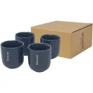 Set 4 cani espresso, 90 ml, 2509E14783, Seasons, 6.2xØ 5.8 cm, Ceramica, Albastru hale