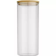   Borcan 940 ml, 2401E14573, Seasons, 20.3x8.5x8.5 cm, Sticla, Bambus, Natur