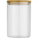Borcan 550 ml, 2401E14572, Seasons, 12.5x8.5x8.5 cm, Sticla, Bambus, Natur